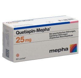 QUETIAPIN Mepha cpr pell 25 mg 60 pce
