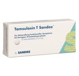 TAMSULOSINE T Sandoz cpr ret 0.4 mg 30 pce