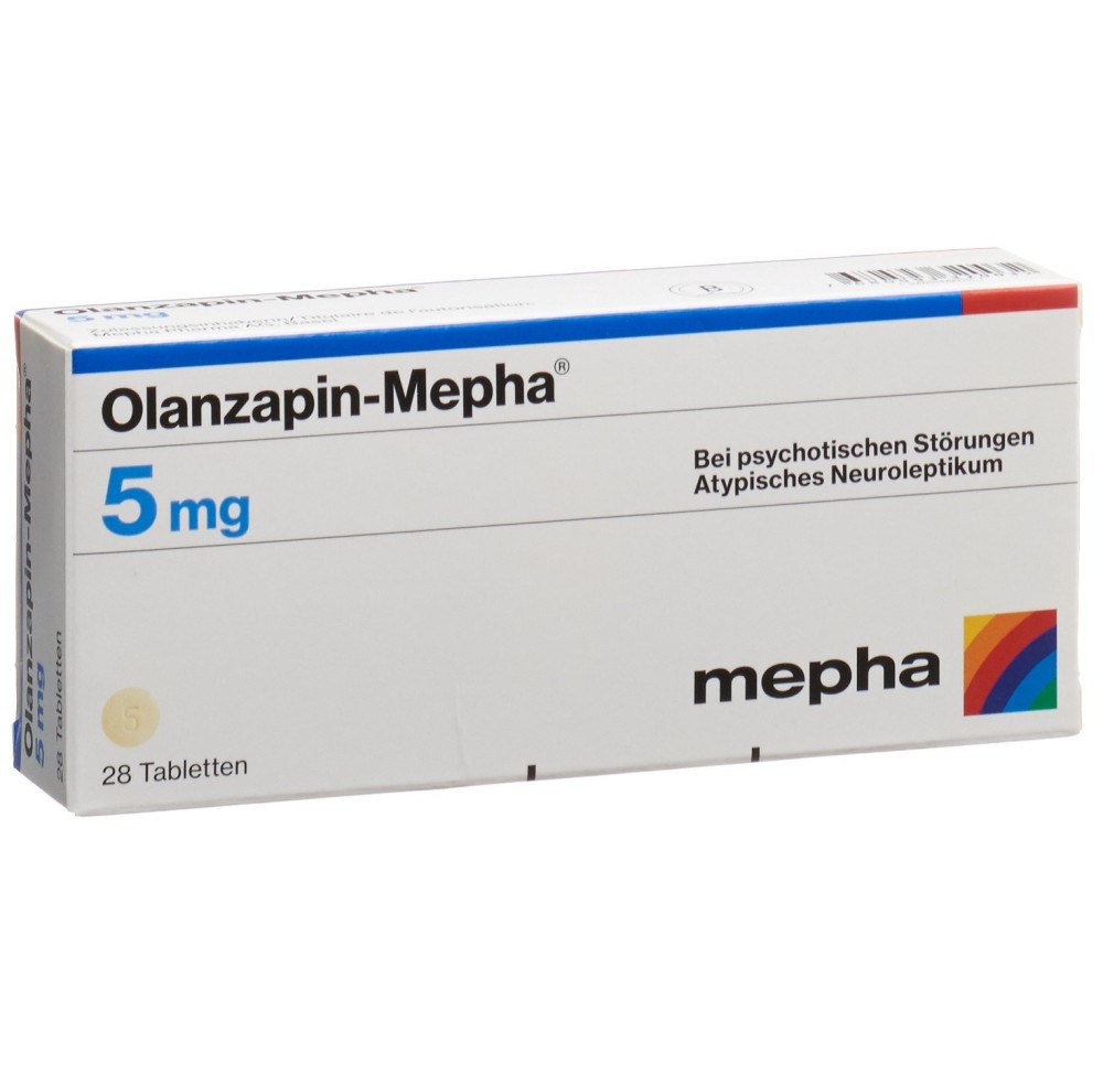 OLANZAPIN Mepha cpr 5 mg 28 pce
