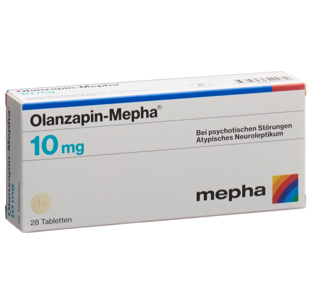 OLANZAPIN Mepha cpr 10 mg 28 pce