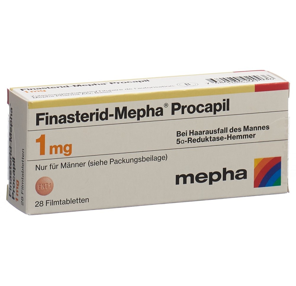FINASTERID Mepha Procapil cpr pell 1 mg 28 pce