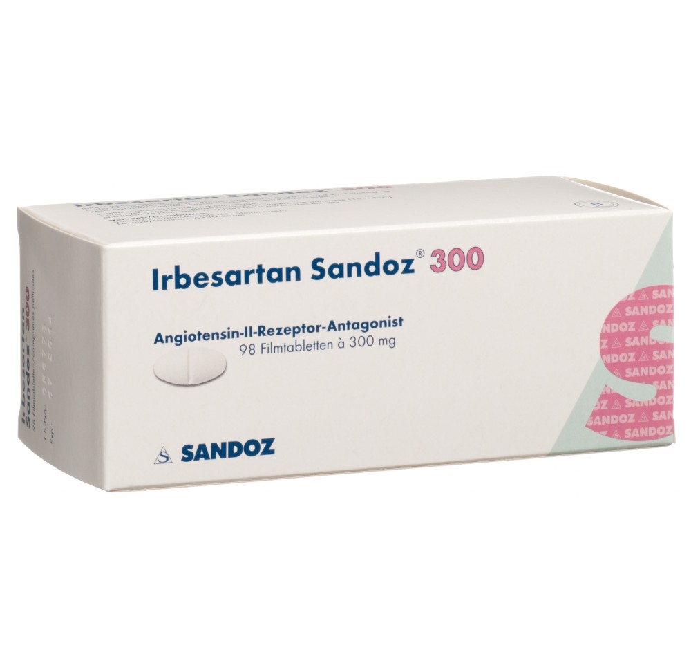IRBESARTAN Sandoz cpr pell 300 mg 98 pce
