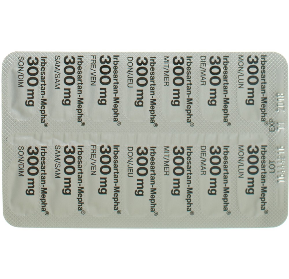 IRBESARTAN Mepha cpr pell 300 mg 98 pce