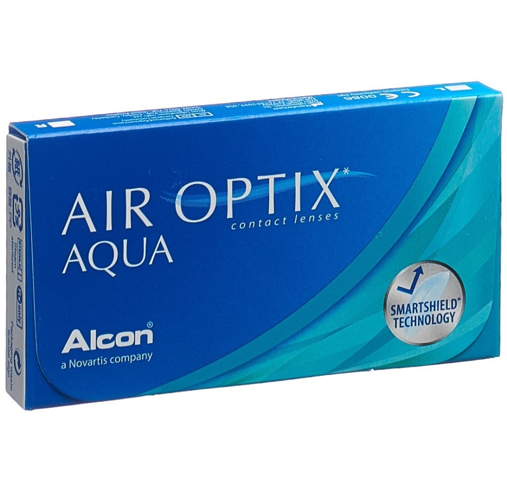 AIR OPTIX aqua lentille mensuelle -1.75dpt 6 pce