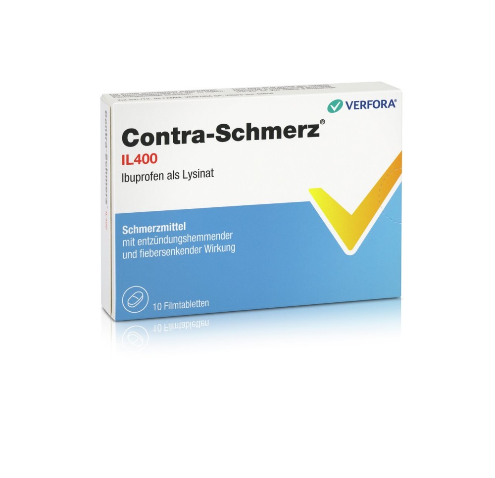 CONTRA-SCHMERZ IL cpr pell 400 mg 10 pce