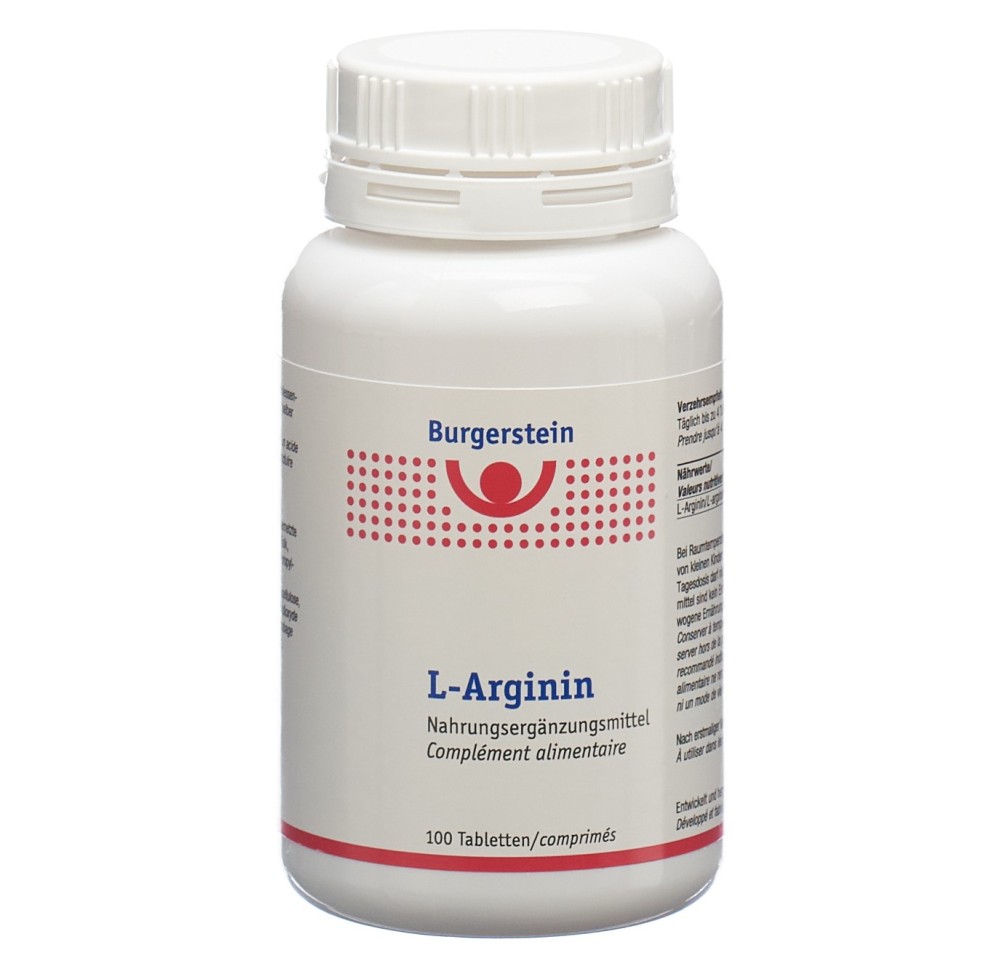BURGERSTEIN L-Arginin cpr 100 pce
