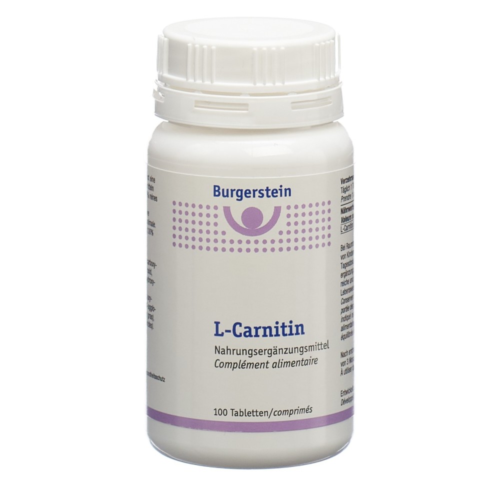 BURGERSTEIN L-Carnitin cpr bte 100 pce