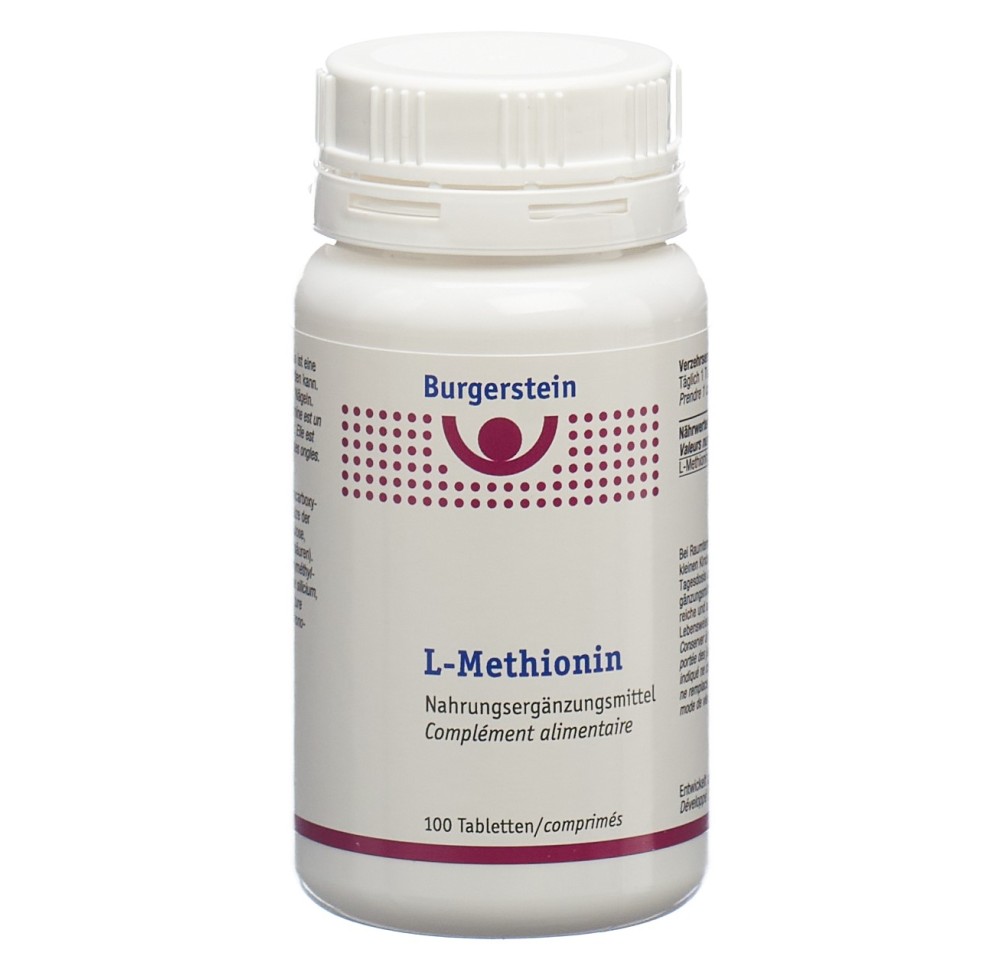 BURGERSTEIN L-Methionin cpr 100 pce