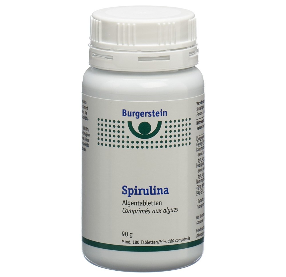 BURGERSTEIN Spirulina cpr bte 180 pce