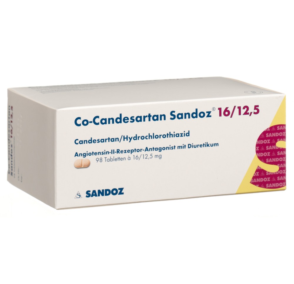 CO-CANDESARTAN Sandoz cpr 16/12.5 mg 98 pce