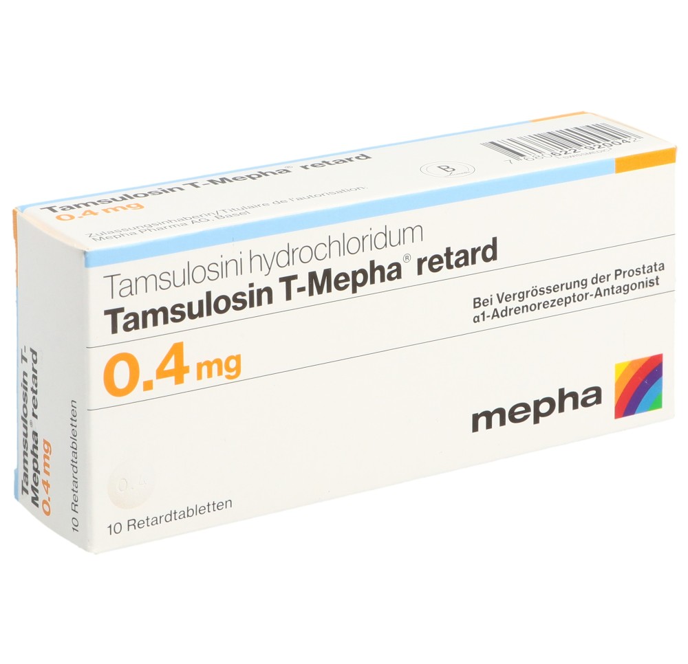TAMSULOSIN T-Mepha retard cpr ret 0.4 mg 10 pce