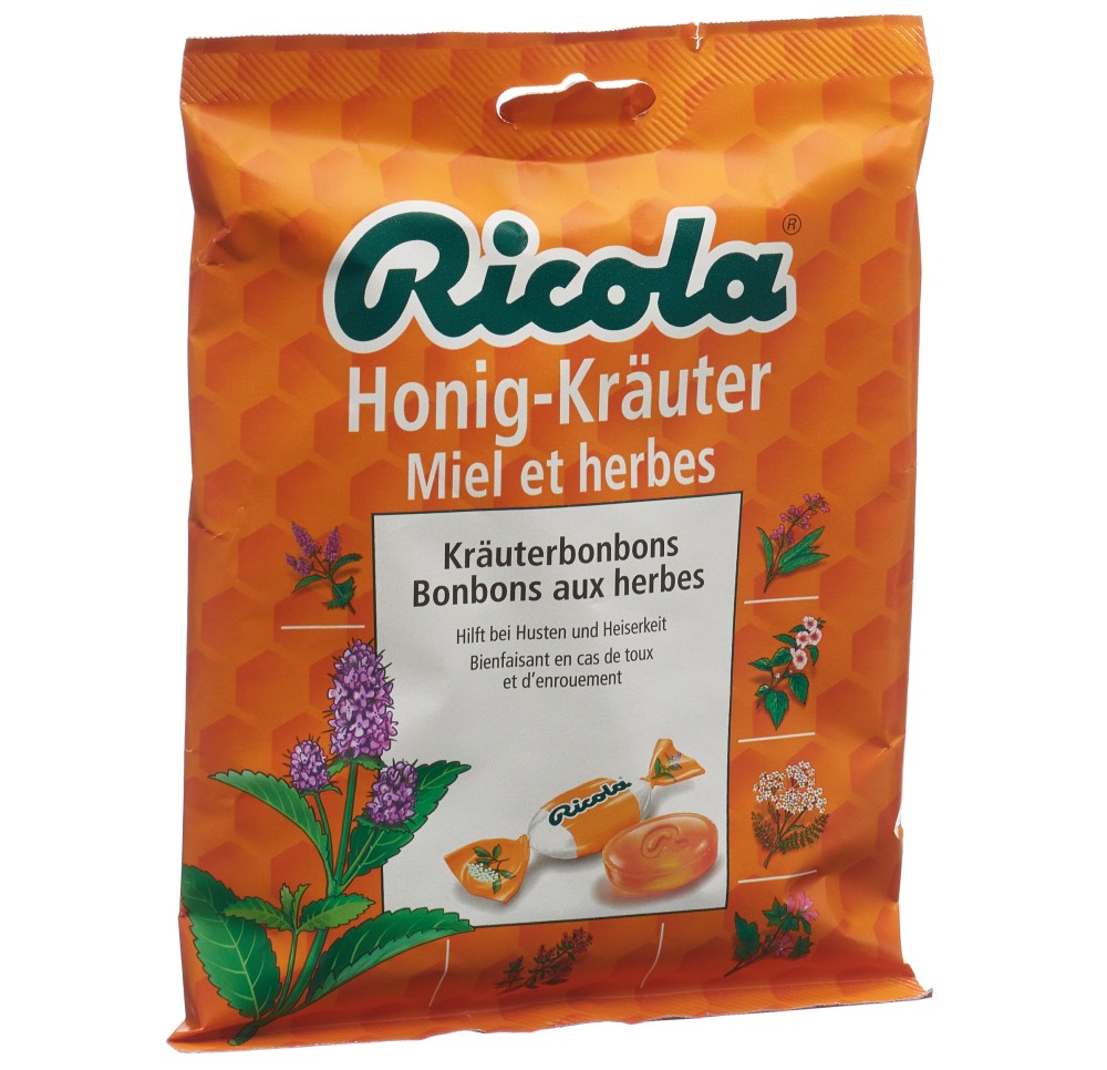 RICOLA miel et herbes bonbons sach 125 g