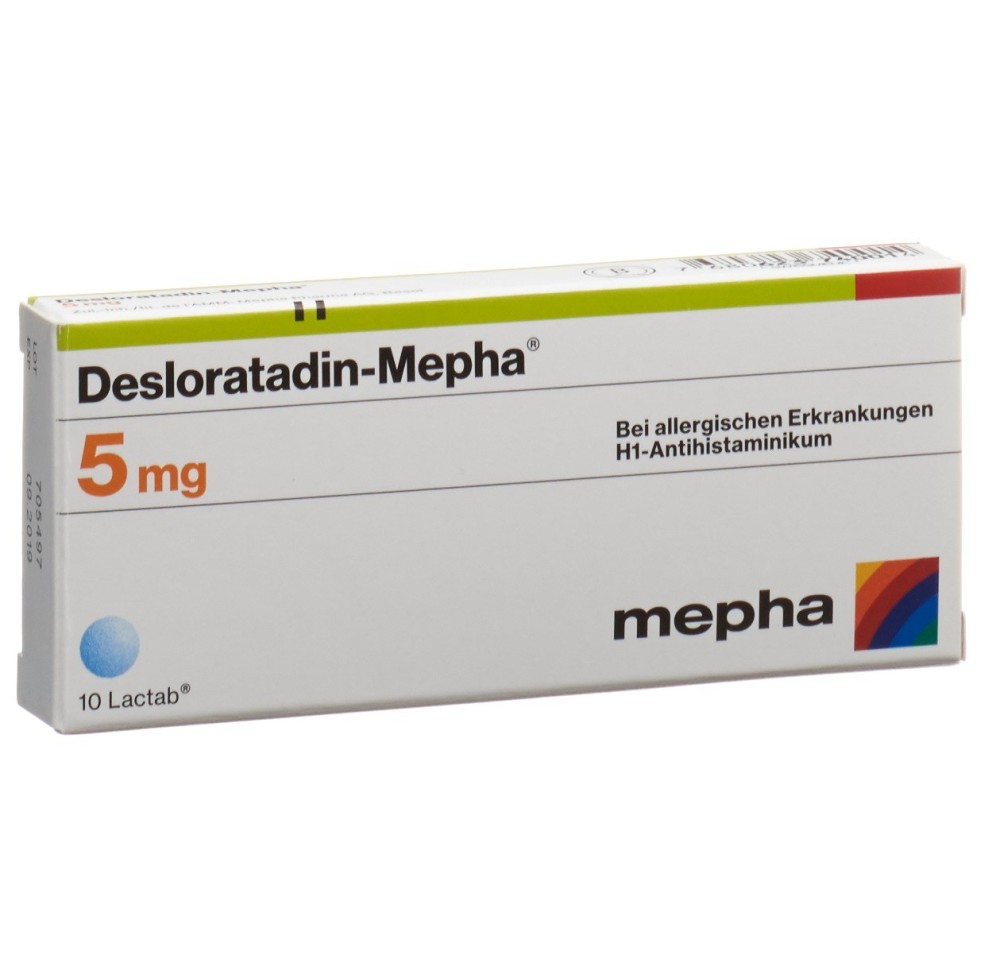 DESLORATADIN Mepha Lactab 5 mg 10 pce