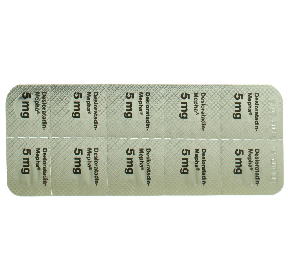 DESLORATADIN Mepha Lactab 5 mg 50 pce