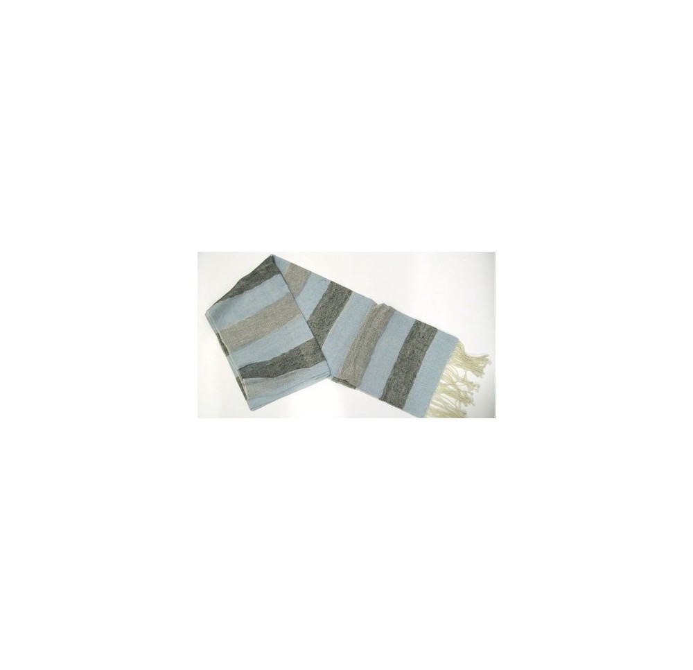 PHITEN aquatitan écharpe bleu gris