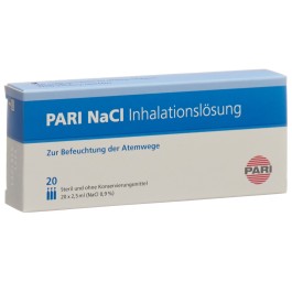 PARI NaCl 0.9 % solution inhalation 20 amp 2.5 ml
