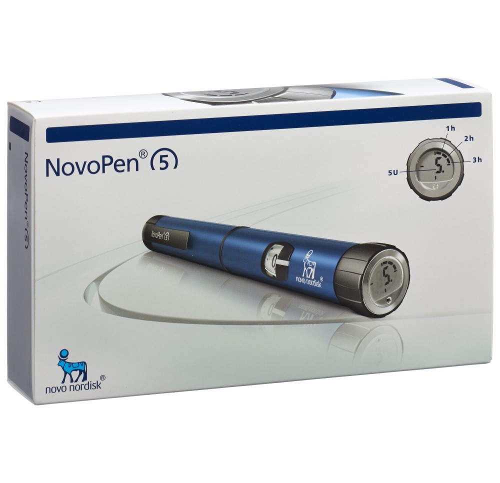 NOVOPEN 5 app injection insuline blue