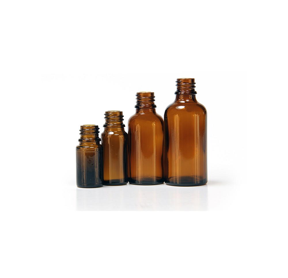 FARFALLA Set bout en verre brun s ferm 6 x 5 ml