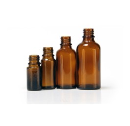 FARFALLA Set bout en verre brun s ferm 6 x 5 ml