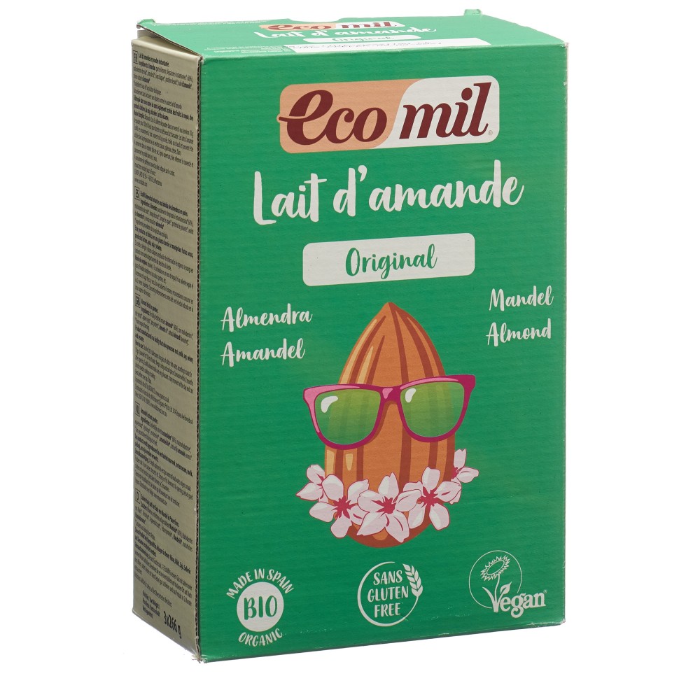 ECOMIL amandes pdr instantanée recharge 800 g