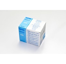 NIPRO aiguilles 0.6x25mm 23Gx1" bleu 100 pce