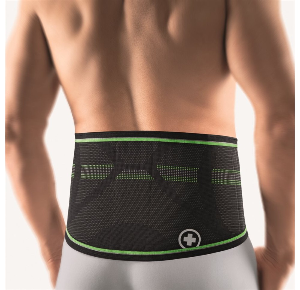 BORT STABILOBASIC sport bandage dos Gr1 noir/vert