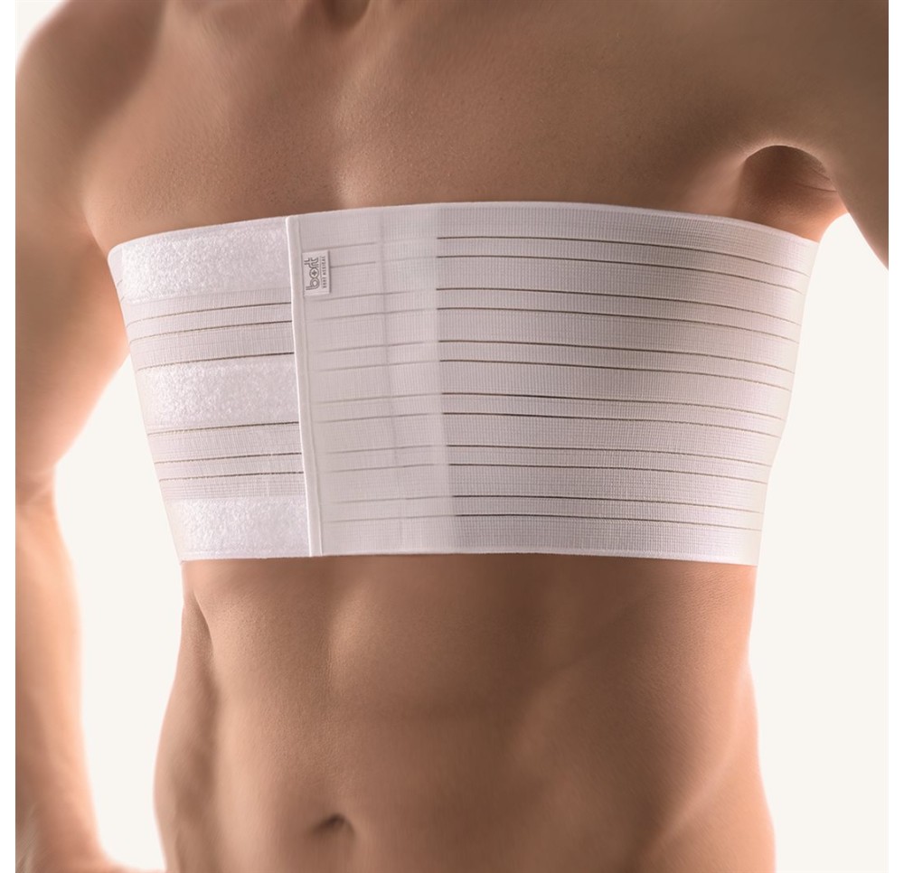BORT ceinture cage élastique M homme blanc