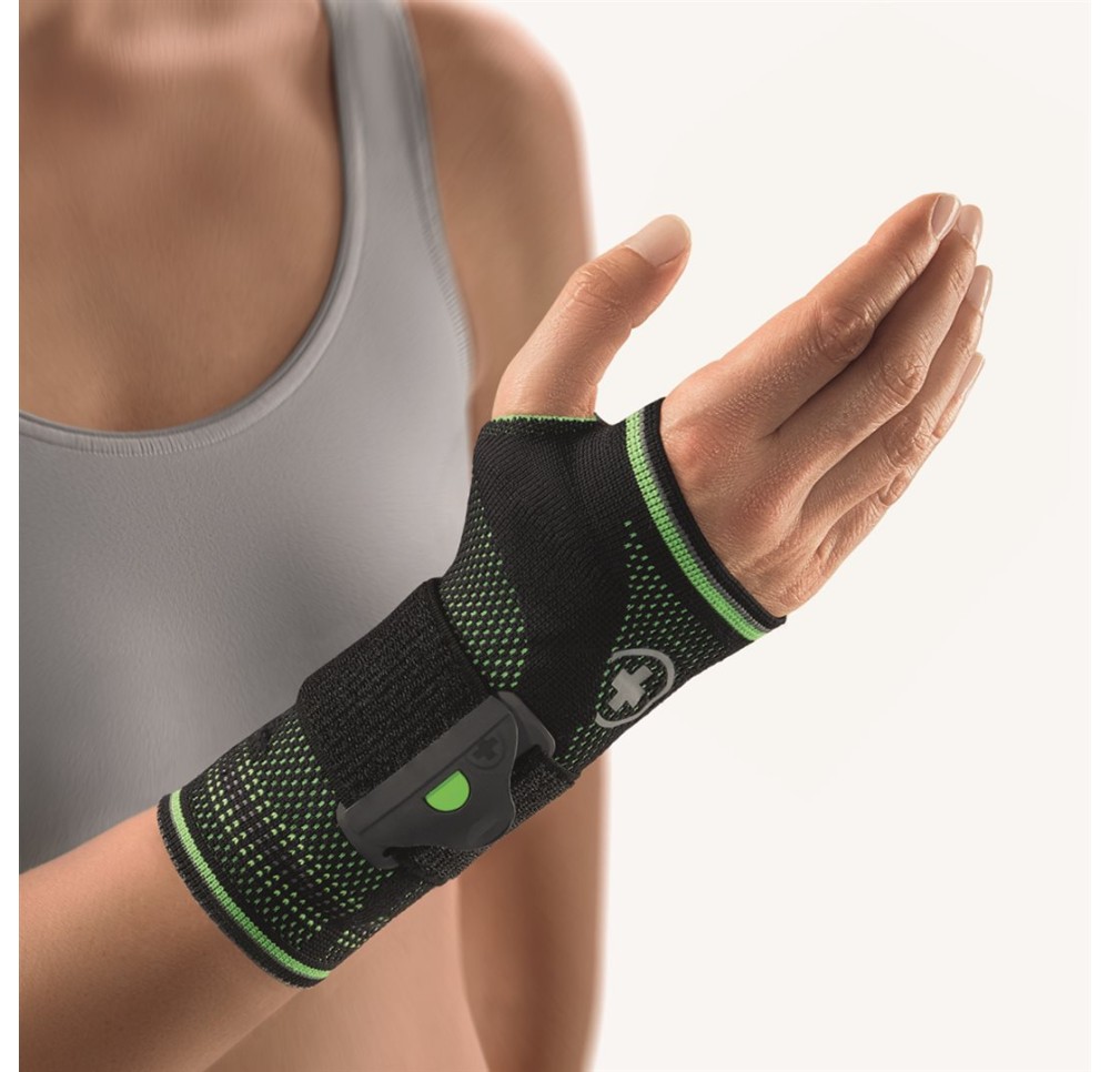 BORT MANUBASIC sport XS droit noir/vert