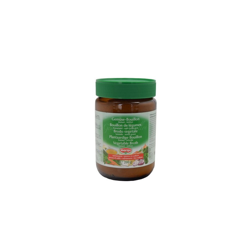 MORGA bouillon légume inst n gras pauvre sod 200 g