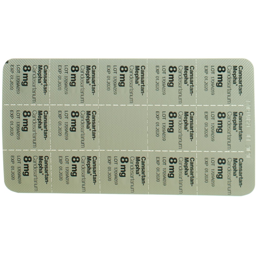 CANSARTAN Mepha cpr 8 mg 98 pce