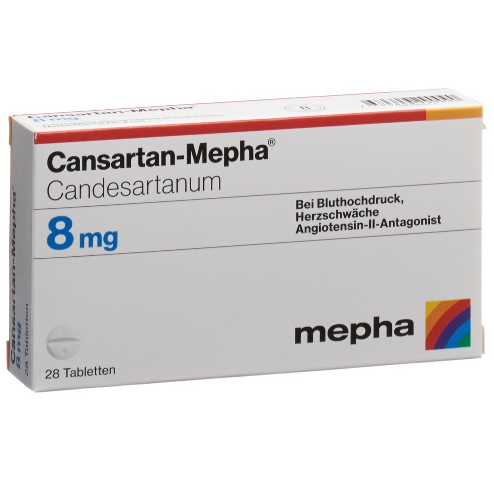 CANSARTAN Mepha cpr 8 mg 28 pce