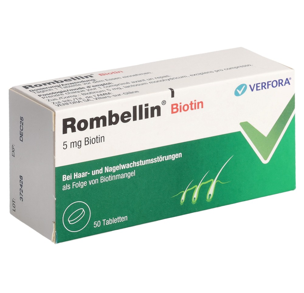 ROMBELLIN cpr 5 mg Biotine 50 pce