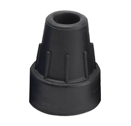 SAHAG embouts béquilles 19mm noir 1 paire