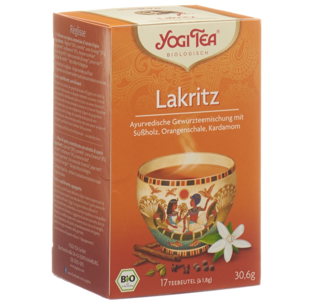 YOGI TEA Licorisse Egyptian Spice 17 sach 1.8 g