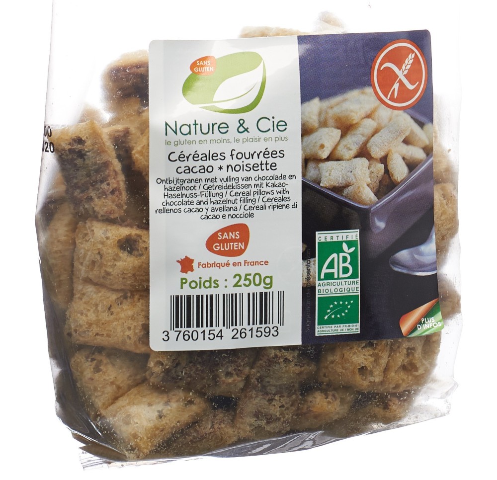 NATURE&CIE céréales nois-choco s gluten 250 g