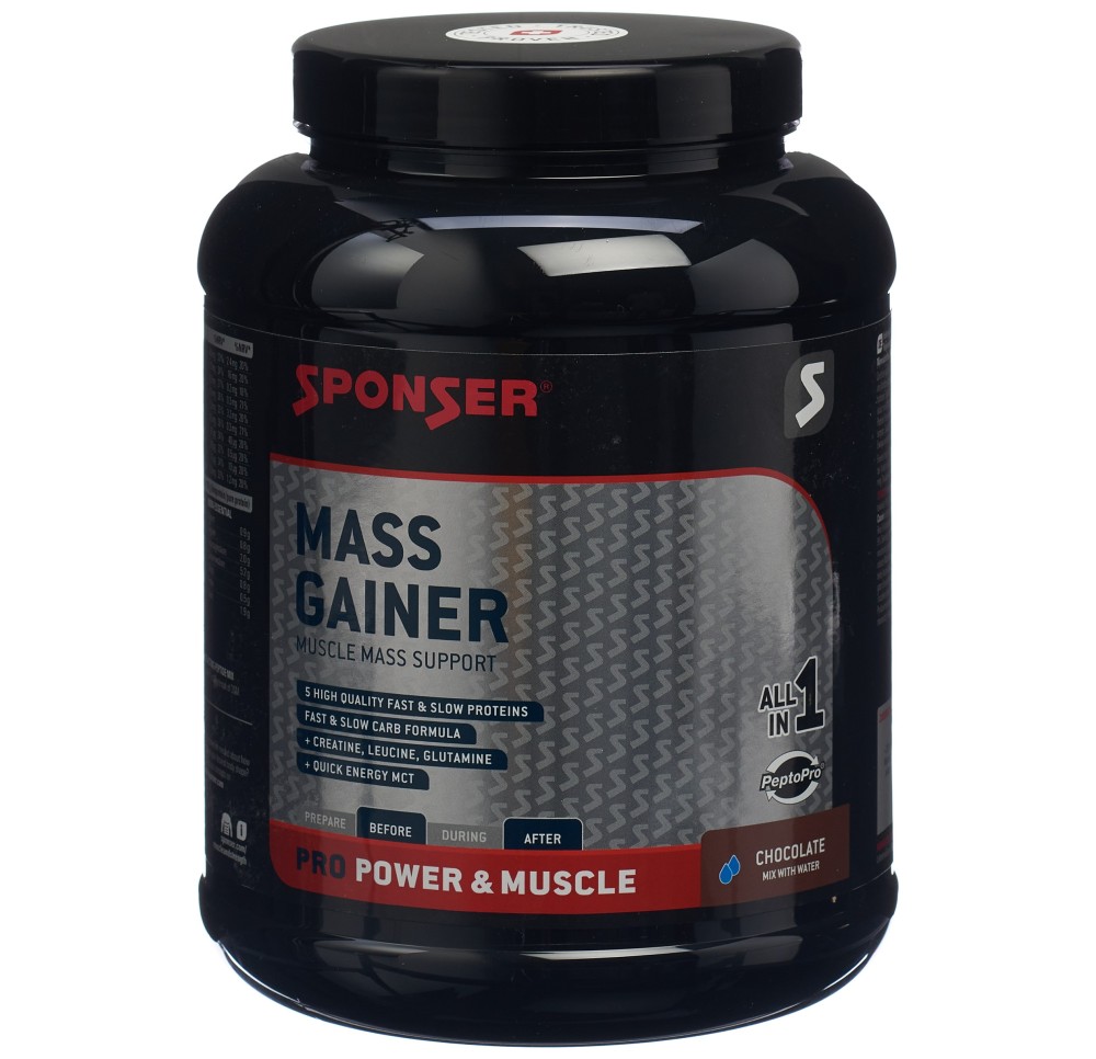 SPONSER Mass Gainer Chocolate bte 1200 g