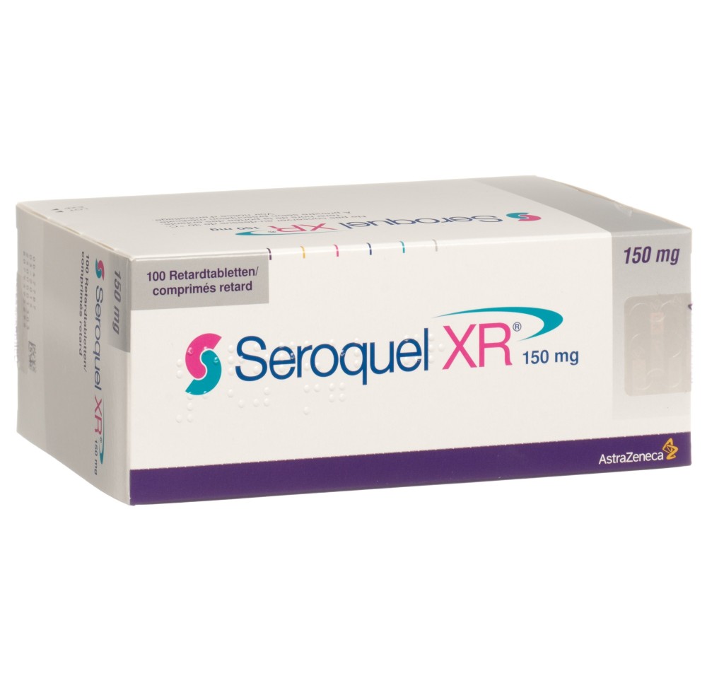 SEROQUEL XR cpr ret 150 mg 100 pce