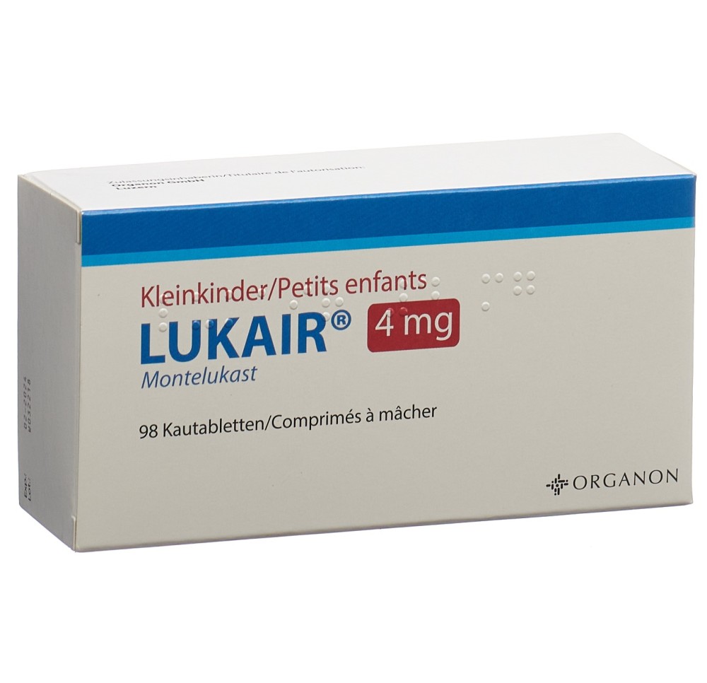 LUKAIR cpr croquer 4 mg 98 pce