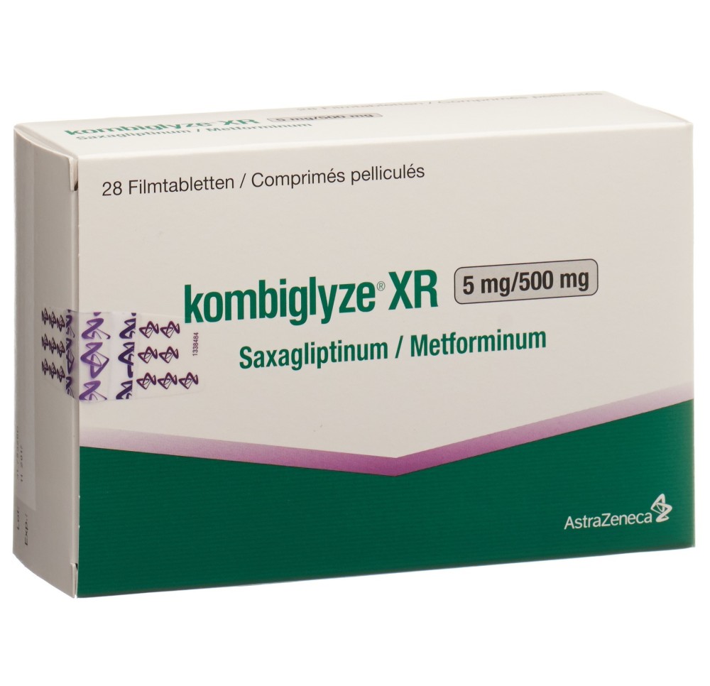 KOMBIGLYZE XR cpr pell ret 5 mg/500 mg 28 pce