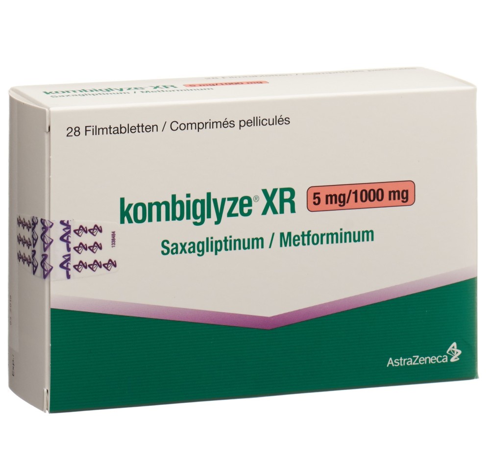 KOMBIGLYZE XR cpr pell ret 5 mg/1000 mg 28 pce