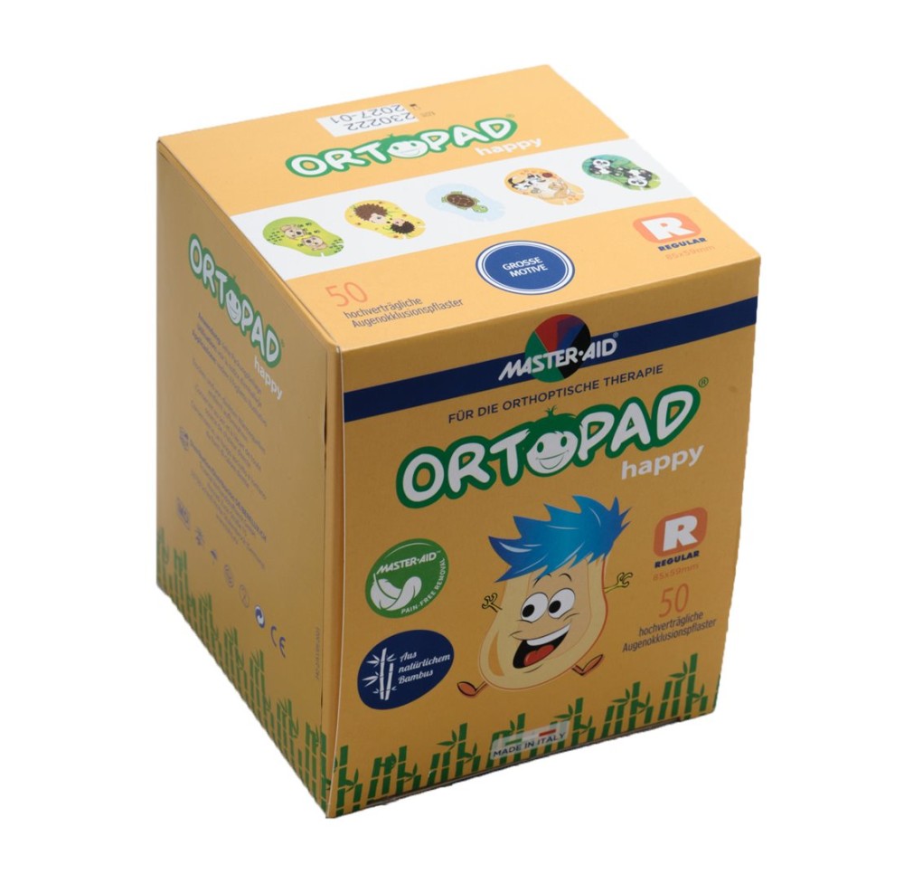 ORTOPAD happy emplâtre occlu regular 50 pce