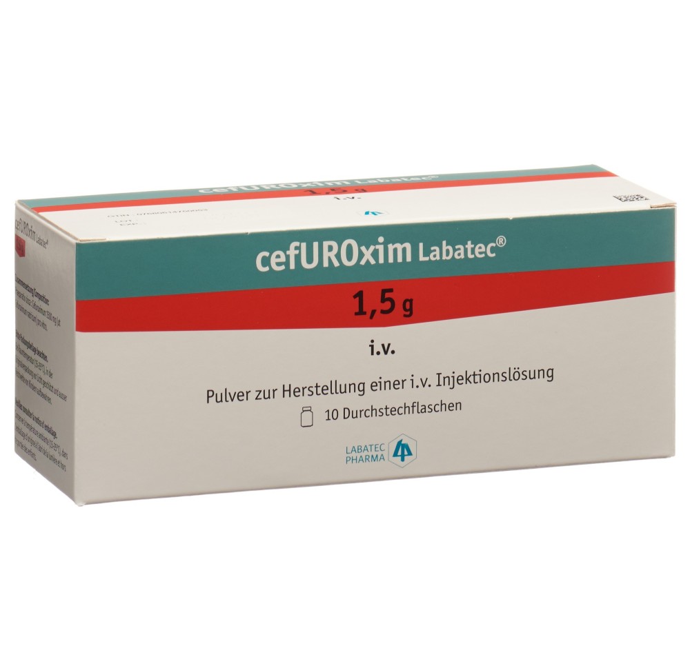 CEFUROXIM Labatec 1.5 g i.v. flac 10 pce