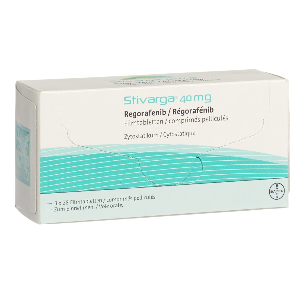 STIVARGA cpr pell 40 mg 3 bte 28 pce