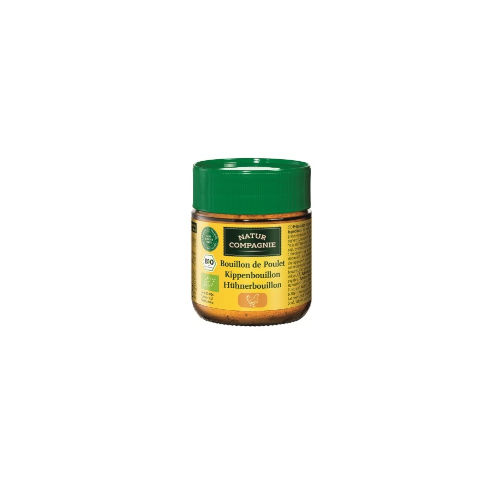 NATUR COMPAGNIE bouillon poulet bio verre 100 g