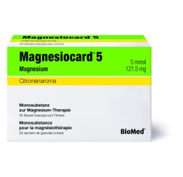 MAGNESIOCARD gran 5 mmol citron sach 50 pce