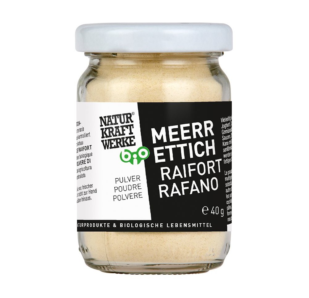 NATURKRAFTWERKE Raifort Poudre bio verre 40 g