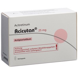 ACICUTAN caps 25 mg 100 pce