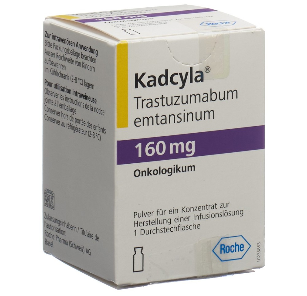 KADCYLA subst sèche 160 mg vial