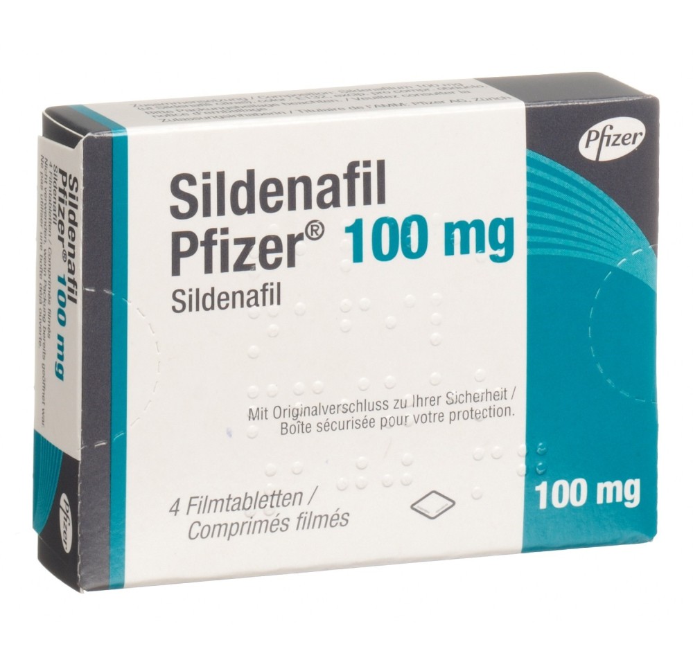 SILDENAFIL Pfizer cpr pell 100 mg 4 pce