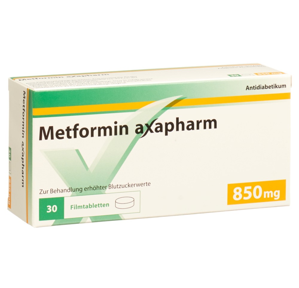 METFORMINE Axapharm cpr pell 850 mg 30 pce